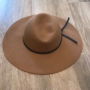 Caramel brown felt Hat